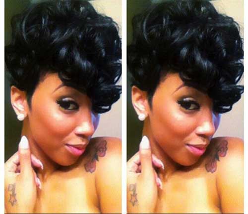 Short Curly Weave Hairstyles-10