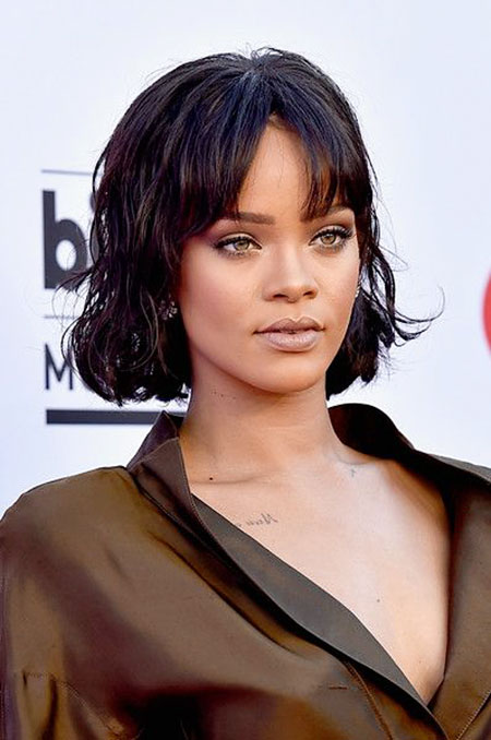 Rihanna Short Wig Singer