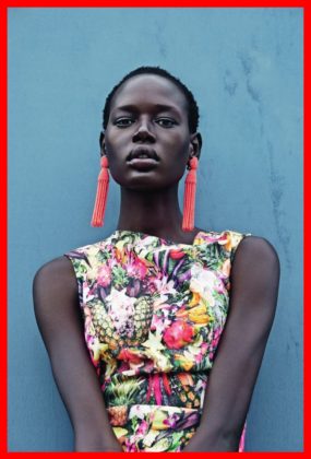 Ajak Deng Black Models with Short Hair