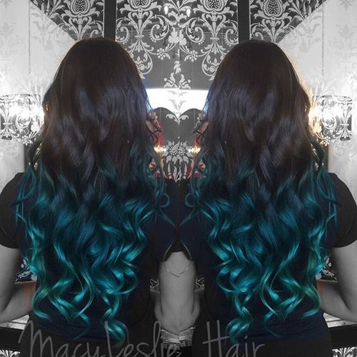 20 Captivating Blue Ombre Hair You Can't Miss