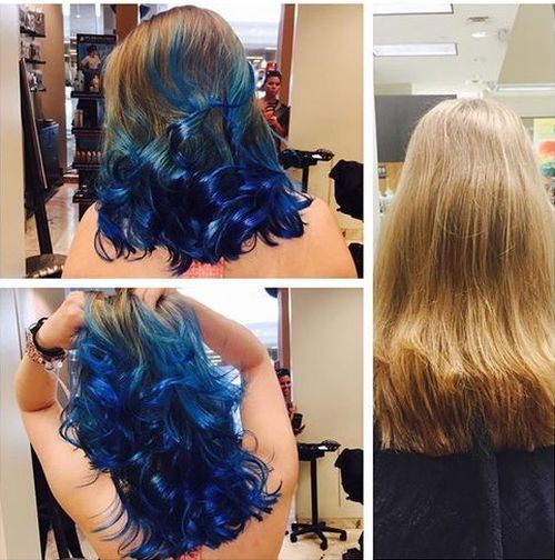 20 Captivating Blue Ombre Hair You Can't Miss