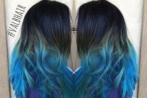 20 Captivating Blue Ombre Hair You Can't Miss