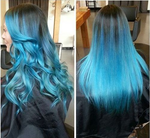 20 Captivating Blue Ombre Hair You Can't Miss