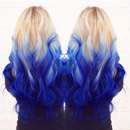 20 Captivating Blue Ombre Hair You Can't Miss