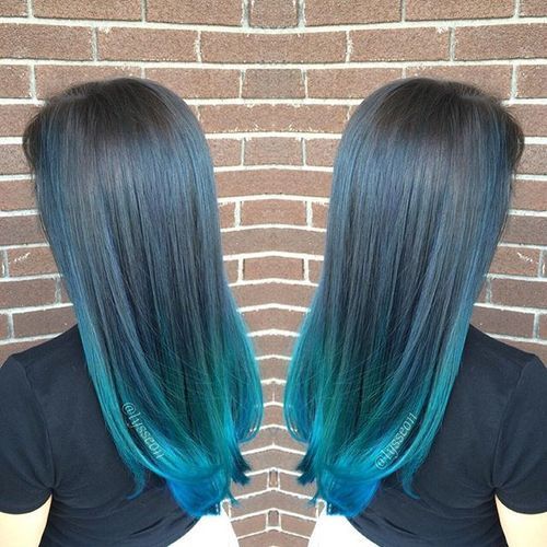 20 Captivating Blue Ombre Hair You Can't Miss