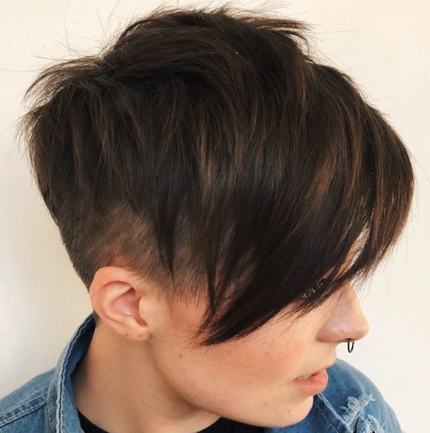 Female androgynous hairstyles