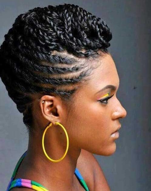 Natural hairstyles for black women braids