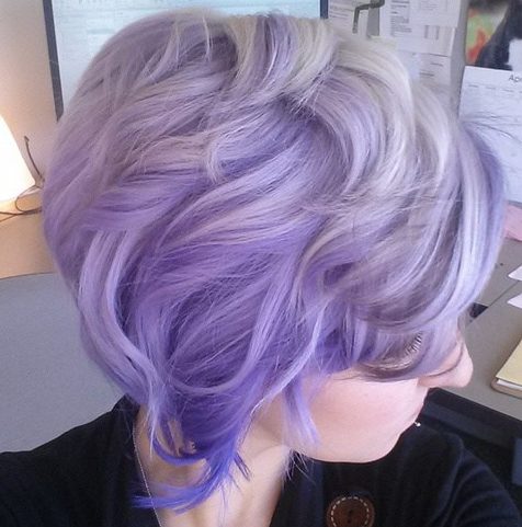 Ombre purple hair ideas