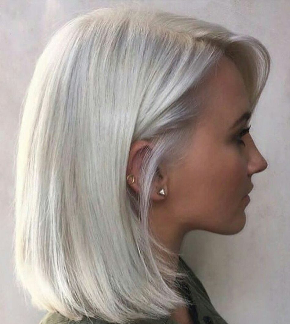 Platinum blonde hair for short hair