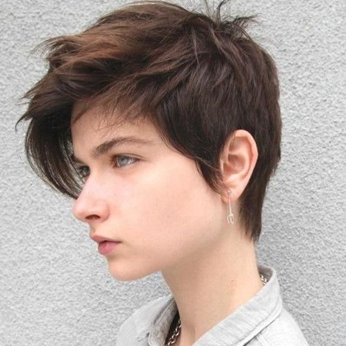 Round face tomboy haircuts