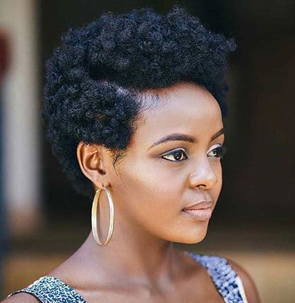 Short Natural Hairtyles for Black Women