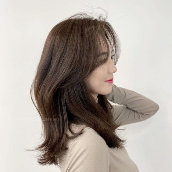 korean hershey cut hair