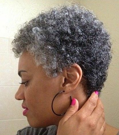 African american short natural hairstyles for older black woman