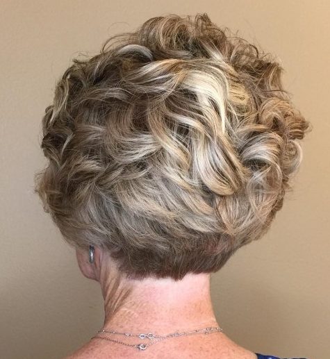 Curly hair short hairstyles for women over 50