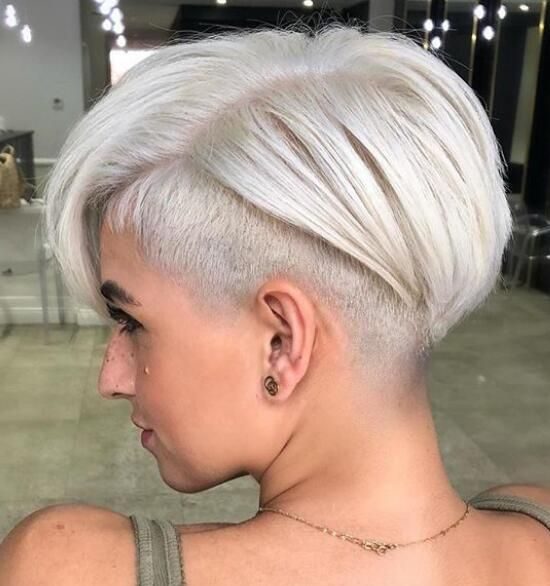Grey hairstyles for short hair