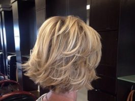 Medium layered bob hairstyles for over 60