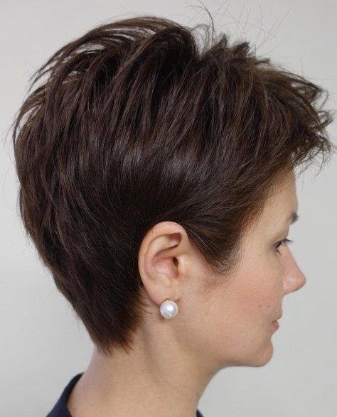 Round face thick hair tomboy haircuts