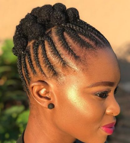 Short hair african american braided hairstyles