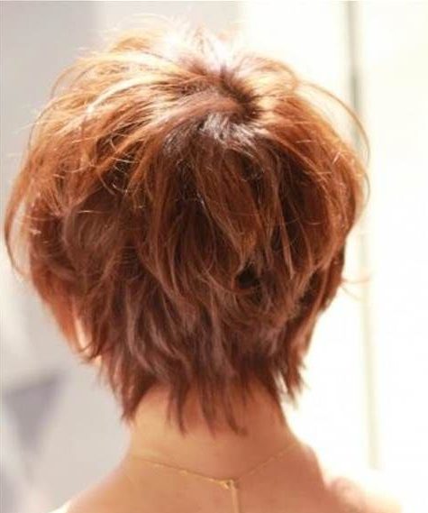 Short hairstyles for over 50 back view