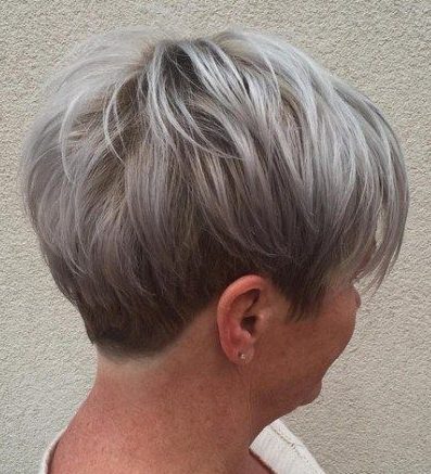 Trendy short grey hair styles