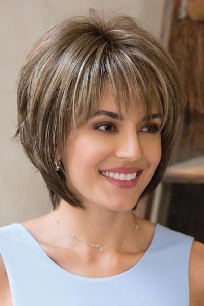 medium bob hairstyles for over 60