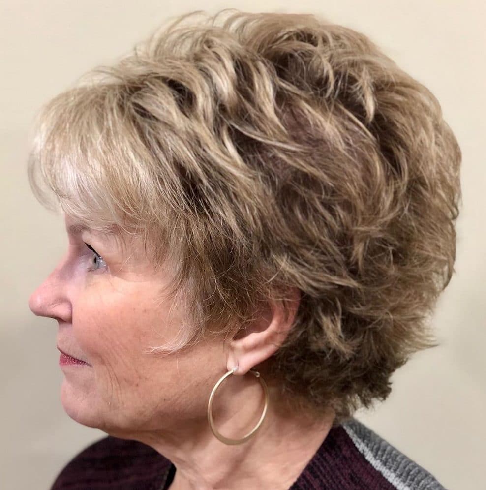 Thin hair short hairstyles for older women