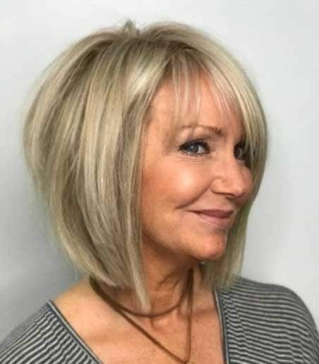 Fine hair bob hairstyles for over 50