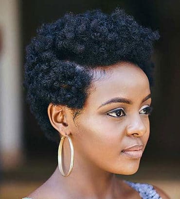 Short natural haircuts for black females 2021