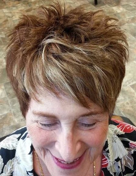 Low maintenance old lady haircuts