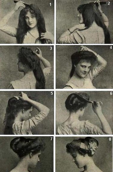 Gibson girl hairstyle tutorial